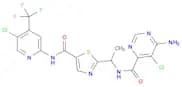 6-Amino-5-chloro-N-[(1R)-1-[5-[[[5-chloro-4-(trifluoromethyl)-2-pyridinyl]amino]carbonyl]-2-thiazo…