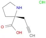 (R)-2-(Prop-2-yn-1-yl)pyrrolidine-2-carboxylic acid hydrochloride