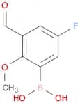 5-Fluoro-3-forMyl-2-Methoxyphenylboronic acid