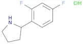 2-(2,4-DIFLUORO-PHENYL)-PYRROLIDINE HYDROCHLORIDE