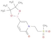 1-[2-(Methylsulfonyl)ethyl]-6-oxo-1,6-dihydropyridine-3-boronic Acid Pinacol Ester