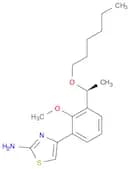 (S)-4-(3-(1-(hexyloxy)ethyl)-2-methoxyphenyl)thiazol-2-amine