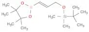 (E)-3-(tert-Butyldimethylsilyloxy)propene-1-yl-boronic acid pinacol ester