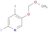 2-fluoro-4-iodo-5-(MethoxyMethoxy)pyridine