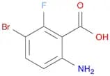 6-Amino-3-bromo-2-fluoro-benzoic acid