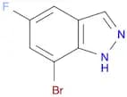 1H-Indazole, 7-broMo-5-fluoro-