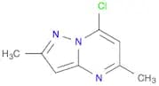 7-CHLORO-2,5-DIMETHYL-PYRAZOLO[1,5-A]PYRIMIDINE