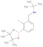 N-(2-Fluoro-3-(4,4,5,5-tetramethyl-1,3,2-dioxaborolan-2-yl)benzyl)-2-methylpropan-2-amine