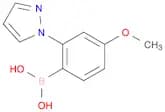 [4-methoxy-2-(1H-pyrazol-1-yl)phenyl]boronic acid