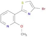 4-broMo-2-(2-Methoxypyridin-3-yl)thiazole