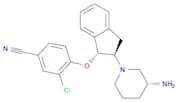 4-(((1R,2R)-2-((R)-3-Aminopiperidin-1-yl)-2,3-dihydro-1H-inden-1-yl)oxy)-3-chlorobenzonitrile