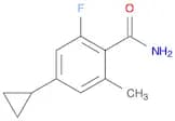 Benzamide, 4-cyclopropyl-2-fluoro-6-methyl-
