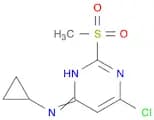 6-Chloro-N-cyclopropyl-2-(methylsulfonyl)pyrimidin-4-amine