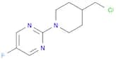 2-(4-ChloroMethyl-piperidin-1-yl)-5-fluoro-pyriMidine
