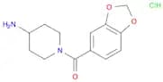 (4-AMino-piperidin-1-yl)-benzo[1,3]dioxol-5-yl-Methanone hydrochloride