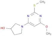 1-(6-Methoxy-2-Methylsulfanyl-pyriMidin-4-yl)-pyrrolidin-3-ol