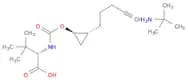 (S)-3,3-Dimethyl-2-((1R,2R)-2-pent-4-ynyl-cyclopropoxycarbonylamino)-butyric acid, tert-butylamine…