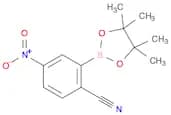 4-Nitro-2-(4,4,5,5-tetramethyl-1,3,2-dioxaborolan-2-yl)benzonitrile