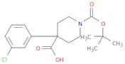 1-(tert-Butoxycarbonyl)-4-(3-chlorophenyl)piperidine-4-carboxylic acid