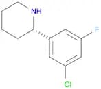 (2S)-2-(5-CHLORO-3-FLUOROPHENYL)PIPERIDINE