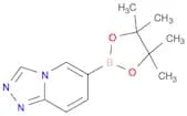 6-(4,4,5,5-tetramethyl-1,3,2-dioxaborolan-2-yl)-[1,2,4]triazolo[4,3-a]pyridine
