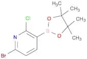 6-Bromo-2-chloro-3-(4,4,5,5-tetramethyl-1,3,2-dioxaborolan-2-yl)pyridine