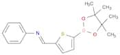 Phenyl-[5-(4,4,5,5-tetramethyl-[1,3,2]dioxaborolan-2-yl)-thiophen-2-ylmethylene]-amine