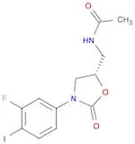 (S)-N-[3-(3-FLUORO-4-IODO-PHENYL)-2-OXO-OXAZOLIDIN-5-YLMETHYL]-ACETAMIDE