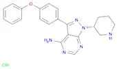 3-(4-Phenoxyphenyl)-1-(3R)-3-piperidinyl-1H-pyrazolo[3,4-d]pyrimidin-4-amine hydrochloride