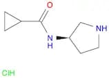 Cyclopropanecarboxamide, N-(3R)-3-pyrrolidinyl-, hydrochloride