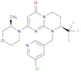 (S)-1-((5-chloropyridin-3-yl)methyl)-8-((R)-3-methylmorpholino)-2-(trifluoromethyl)-3,4-dihydro-1H…