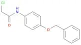 N-(4-BENZYLOXY-PHENYL)-2-CHLORO-ACETAMIDE