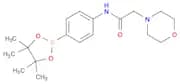 2-Morpholino-N-(4-(4,4,5,5-tetraMethyl-1,3,2-dioxaborolan-2-yl)phenyl)acetaMide