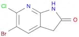 2H-Pyrrolo[2,3-b]pyridin-2-one, 5-broMo-6-chloro-1,3-dihydro-