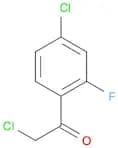 Ethanone, 2-chloro-1-(4-chloro-2-fluorophenyl)- (9CI)