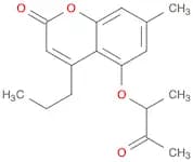 7-methyl-5-(1-methyl-2-oxopropoxy)-4-propyl-2H-chromen-2-one