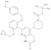 1-Piperidinecarboxylic acid, 3-[7-[2-(cyclopropylmethoxy)-6-[(4-methoxyphenyl)methoxy]phenyl]-1,4-…