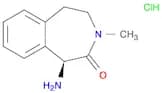2H-3-Benzazepin-2-one, 1-amino-1,3,4,5-tetrahydro-3-methyl-, hydrochloride (1
