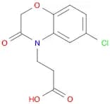 6-Chloro-2,3-dihydro-3-oxo-4H-1,4-benzoxazine-4-propionic acid