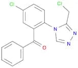 [5-chloro-2-[3-(chloromethyl)-4H-1,2,4-triazol-4-yl]phenyl] phenyl ketone