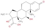 9-Fluoro-11,17-dihydroxy-16a-methyl-3-oxoandrosta-1,4-diene-17-carboxylic Acid
