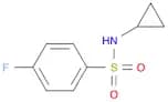 N-cyclopropyl-4-fluorobenzenesulfonamide