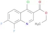 4-Chloro-7,8-difluoroquinoline-3-carboxylic acid ethyl ester