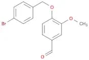 4-[(4-BROMOBENZYL)OXY]-3-METHOXYBENZALDEHYDE