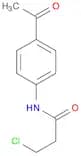 N-(4-ACETYLPHENYL)-3-CHLOROPROPANAMIDE