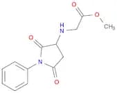 methyl N-(2,5-dioxo-1-phenylpyrrolidin-3-yl)glycinate