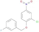 3-Chloro-4-(3-fluorobenzyloxy)nitrobenzene
