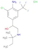 1-(4-AMINO-3-CHLORO-5-TRIFLUOROMETHYL-PHENYL)-2-(1,1-DIMETHYL-PROPYLAMINO)-ETHANOL HYDROCHLORIDE