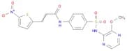 N-(4-(N-(3-methoxypyrazin-2-yl)sulfamoyl)phenyl)-3-(5-nitrothiophen-2-yl)acrylamide