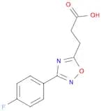 3-[3-(4-FLUOROPHENYL)-1,2,4-OXADIAZOL-5-YL]PROPANOIC ACID